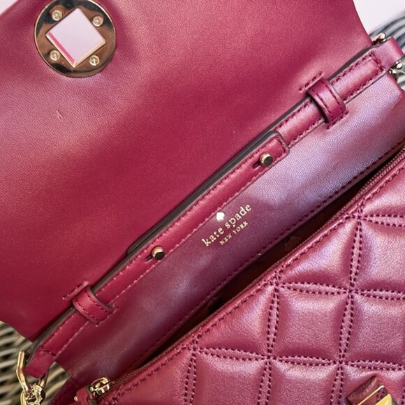 Kate Spade Natalia Crossbody Blackberry Preserve - Picture 10 of 15